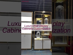 منصة عرض مجوهرات MDF المعاصرة / خزانة عرض المجوهرات